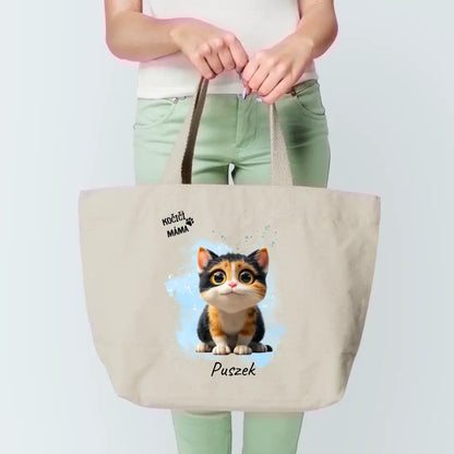 Personalizovaná nákupní taška - Kočičí máma / kočičí táta #551