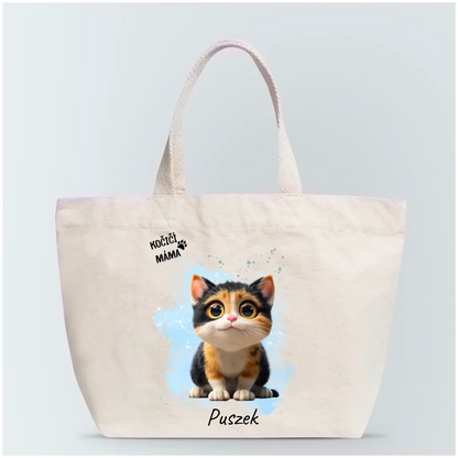 Personalizovaná nákupní taška - Kočičí máma / kočičí táta #551