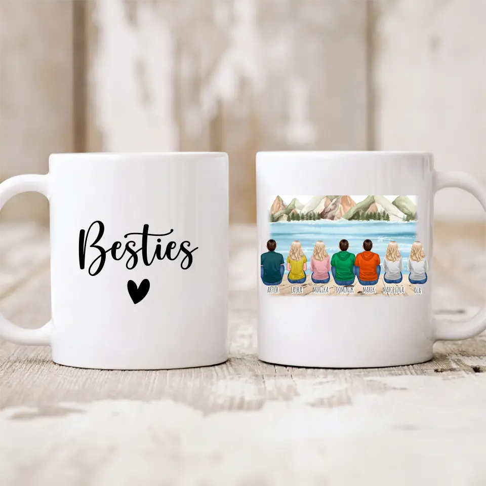 Hrnek pro přátele - žena nebo muž max. 1-6 lidí #CZ11