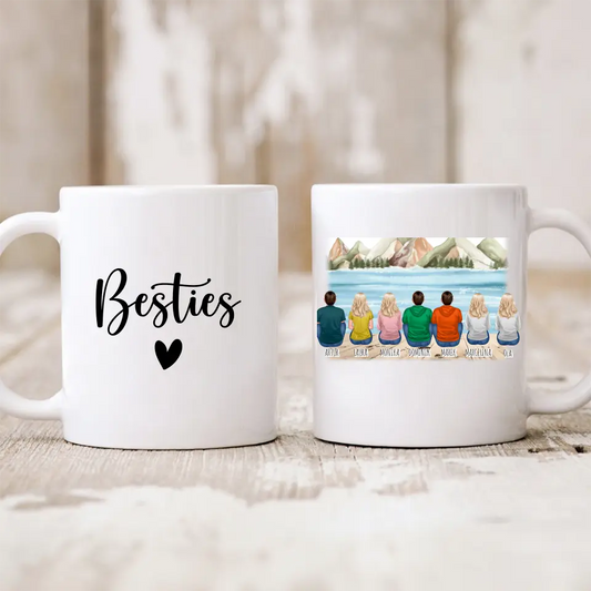 Hrnek pro přátele - žena nebo muž max. 1-6 lidí #CZ11