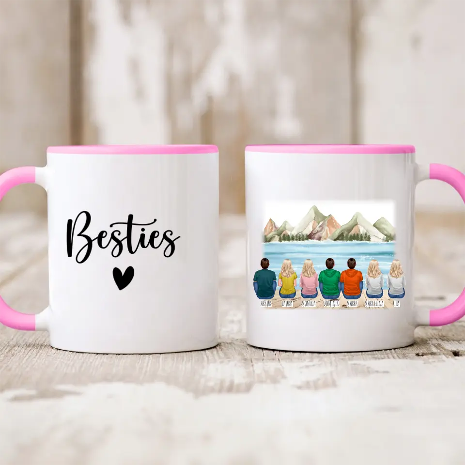 Hrnek pro přátele - žena nebo muž max. 1-6 lidí #CZ11