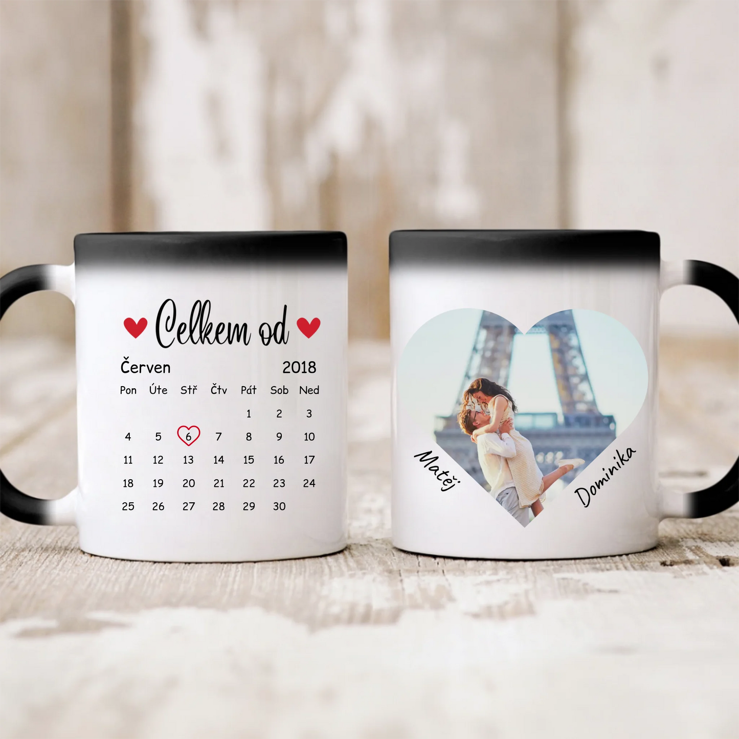 Hrnek pro páry s fotografií - Personalizovaný - Valentýnský dárek #2091