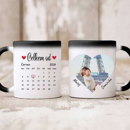 Hrnek pro páry s fotografií - Personalizovaný - Valentýnský dárek #2091