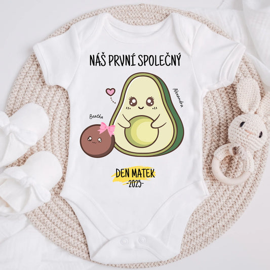 Tričko pro maminku a dceru – Náš první společný Den Matek – personalizované – Dárek ke Dni matek #42