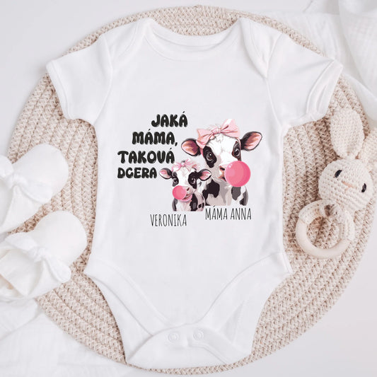 Tričko se vzorem pro maminku a dítě – Personalizované – Dárek ke Dni matek #993