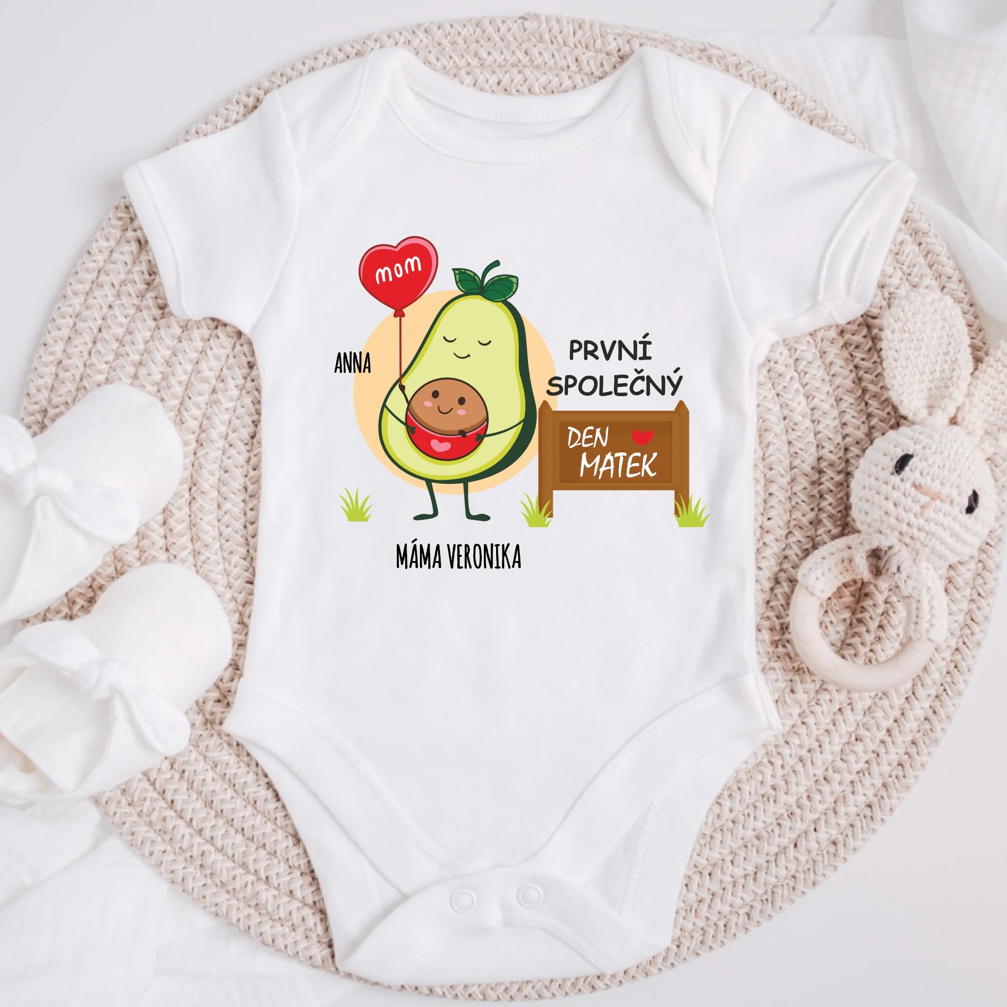 Tričko se vzorem pro maminku a dítě – Personalizované – Dárek ke Dni matek #080