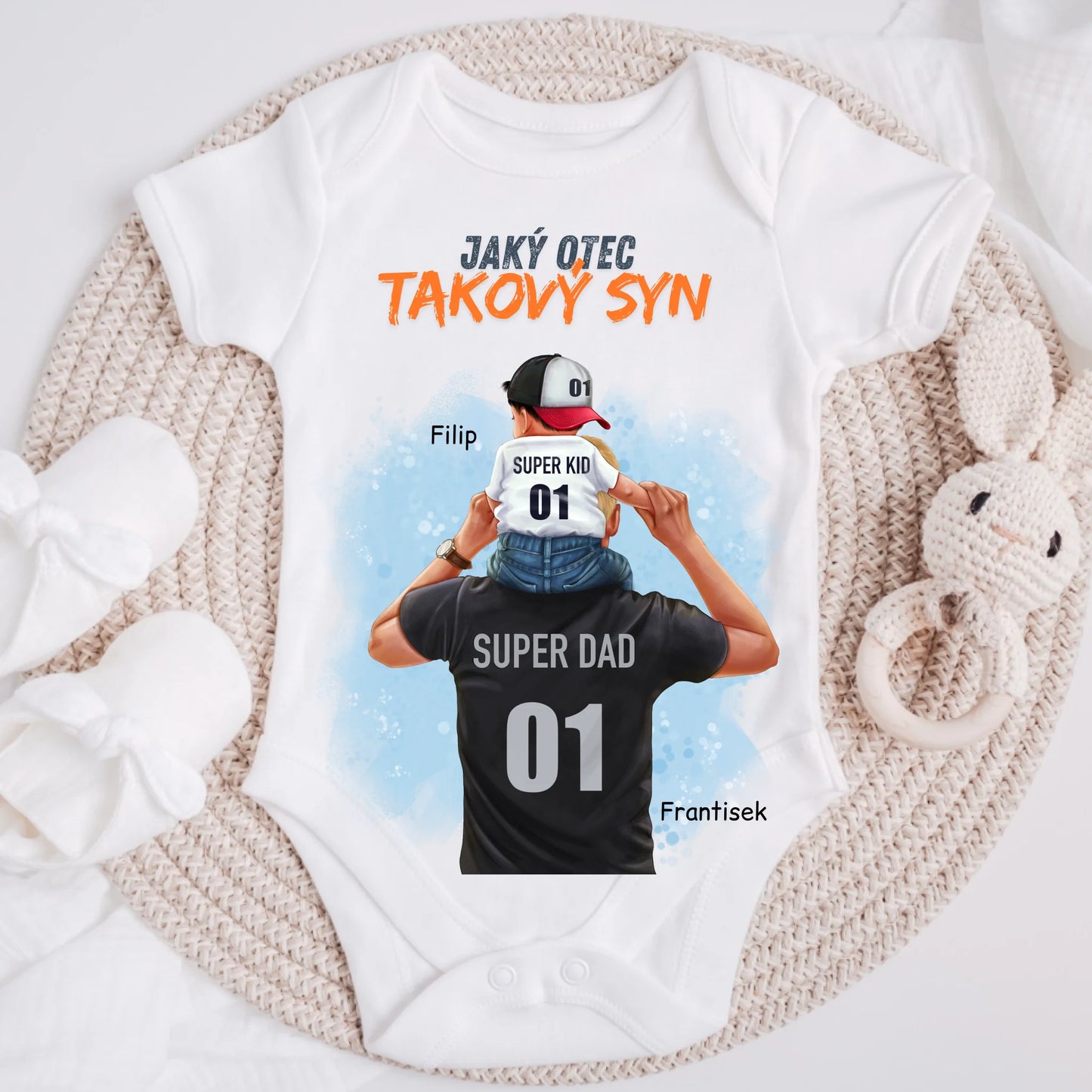 Tričko pro tátu a dceru/syna – Personalizované – Dárek ke Dni otců #5