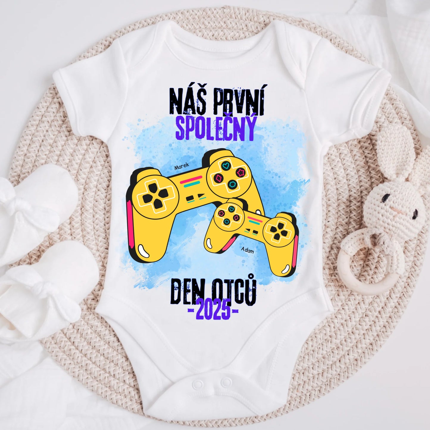 Tričko se vzorem táta a dítěte - Personalizované (rodinné) #8091