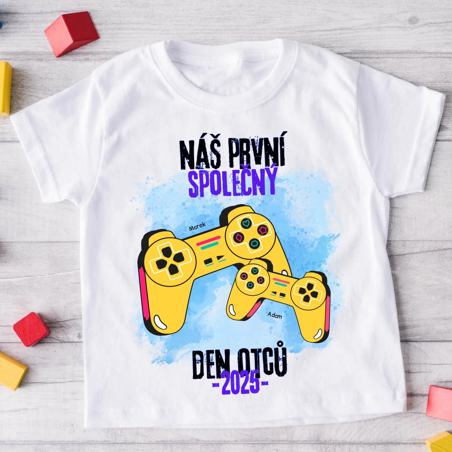 Tričko se vzorem táta a dítěte - Personalizované (rodinné) #8091