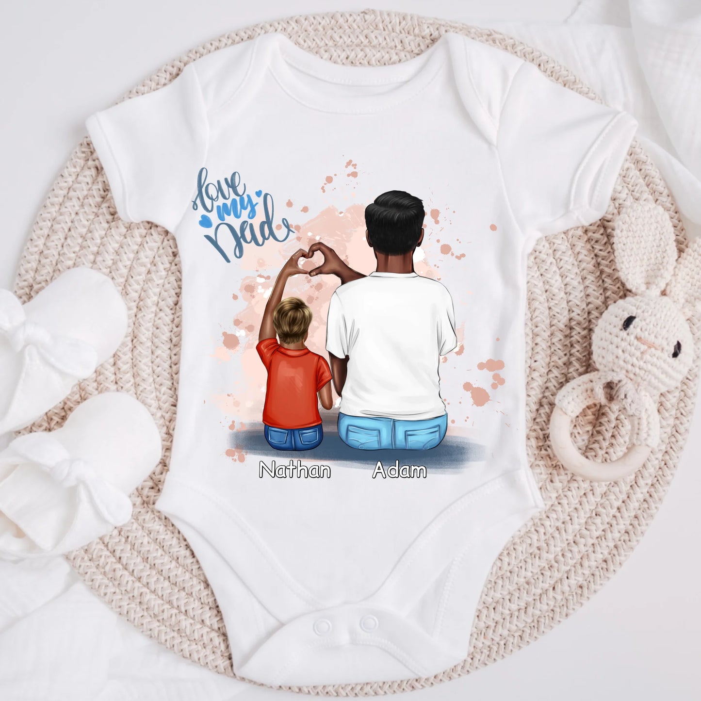 Rodinné tričko (personalizované) - pro tátu a syna #17