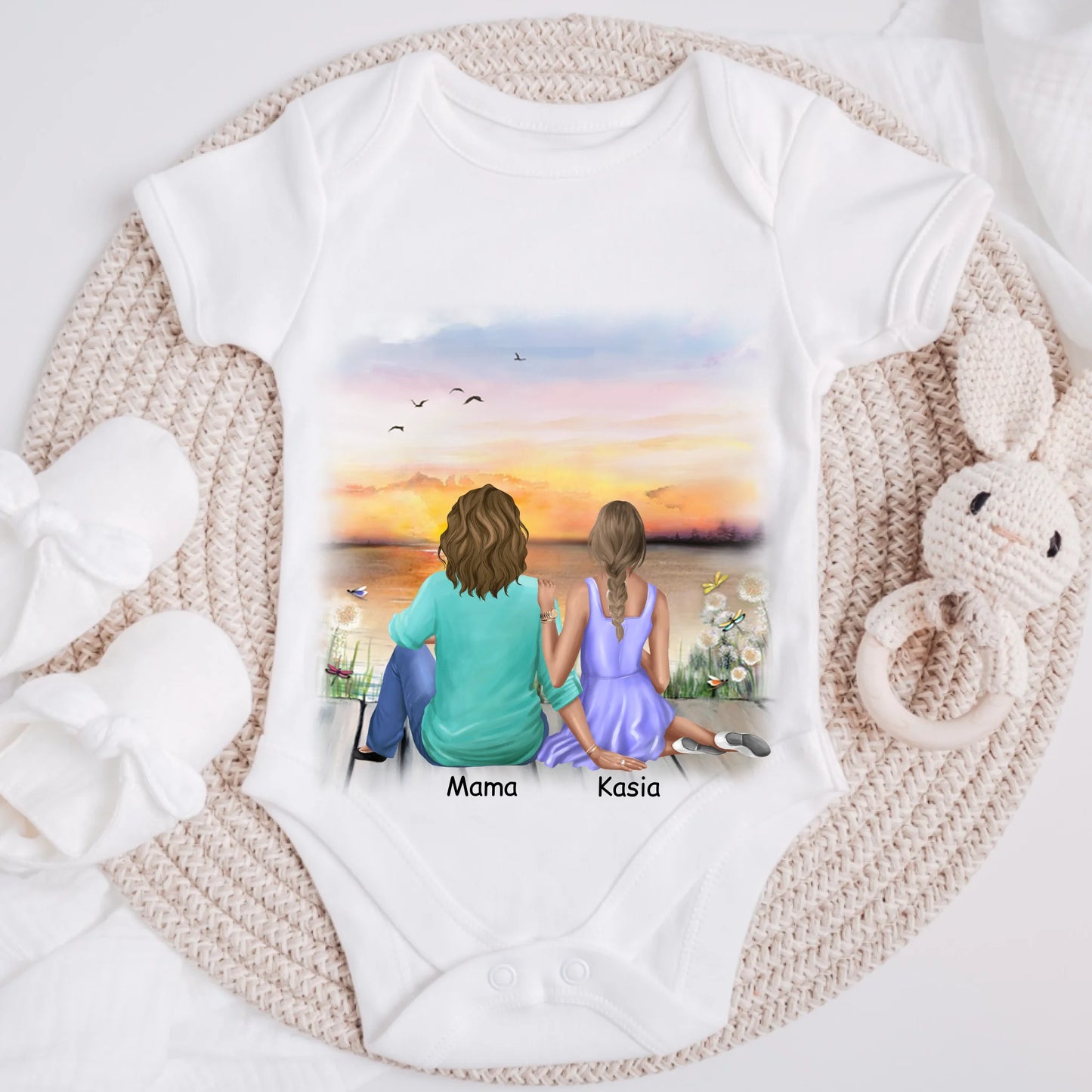 Rodinné tričko (personalizované) - máma a dcera #3