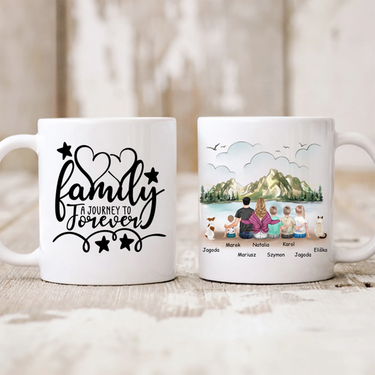 Rodinný hrnek - 2 osoby dospělí + až 4 děti + 1/2 domácích mazlíčků #2