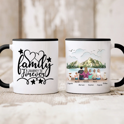 Rodinný hrnek - 2 osoby dospělí + až 4 děti + 1/2 domácích mazlíčků #2