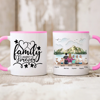 Rodinný hrnek - 2 osoby dospělí + až 4 děti + 1/2 domácích mazlíčků #2