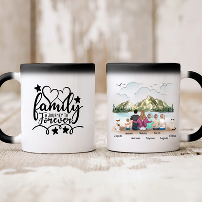 Rodinný hrnek - 2 osoby dospělí + až 4 děti + 1/2 domácích mazlíčků #2