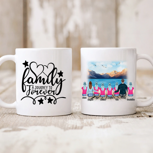 Rodinný hrnek - 2 osoby dospělí + až 1-6 děti