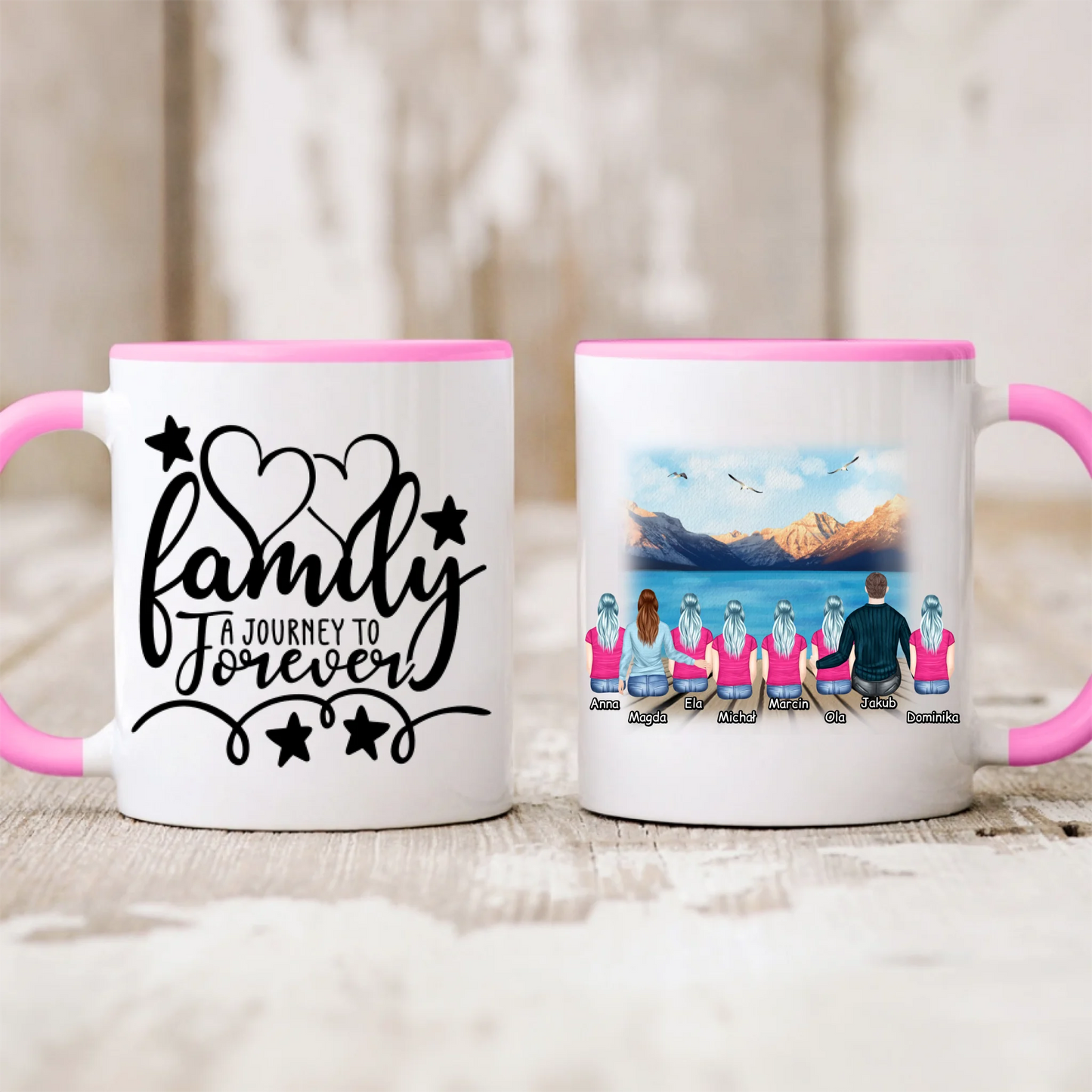 Rodinný hrnek - 2 osoby dospělí + až 1-6 děti