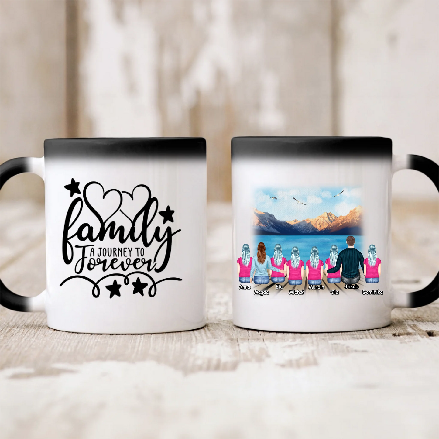 Rodinný hrnek - 2 osoby dospělí + až 1-6 děti