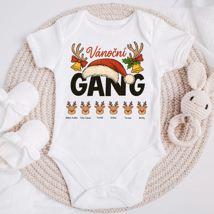 Vánoční tričko pro celou rodinu - vánoční gang - Vánoční dárek #2714