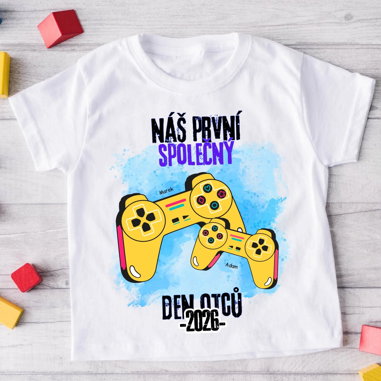 Tričko se vzorem táta a dítěte - Personalizované (rodinné) #8091