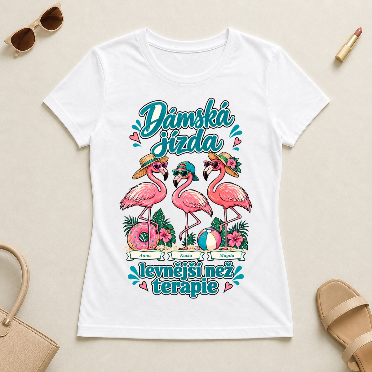Koszulka wyjazdowa - babski wyjazd tańszy niż terapia #83992 — mockup cmu5nmdal0007myxlc0hcatnn