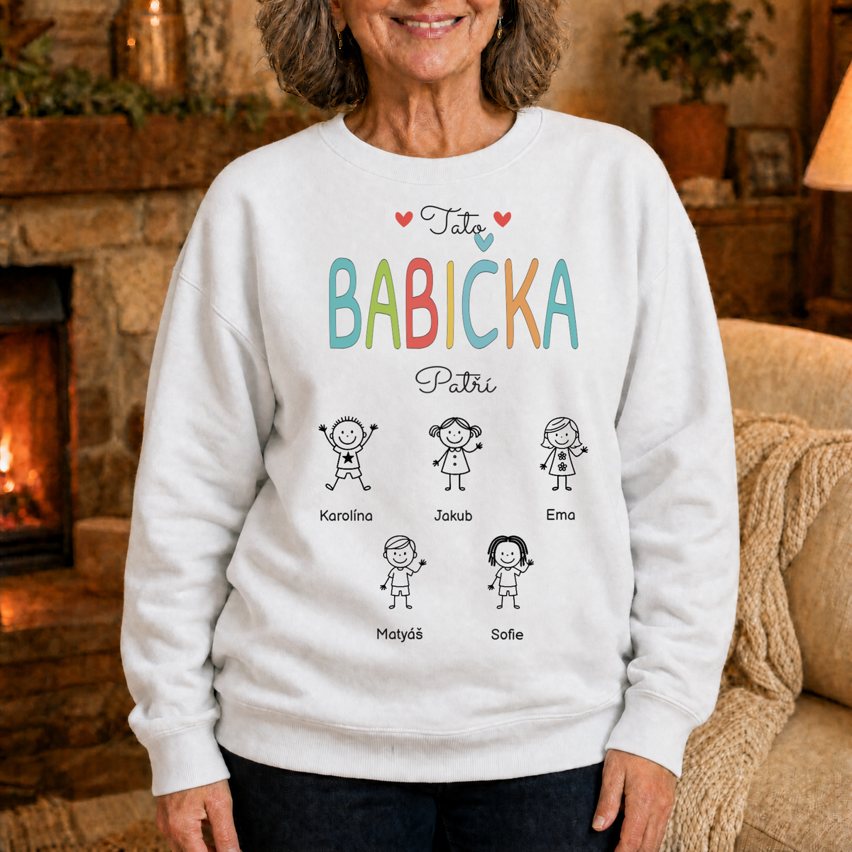 Mikina pro babičku s vnoučaty – personalizovaná #9128700 [PC-MOCKUP:cmv54apt400gbonu5t8x6xjzy:6c06920dcfb9c93c398cfce5:6c06920dcfb9c93c398cfce5cacc67478bc5ccc74382ef891fa7ccbfaa5c0abc]